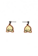 Animal Crossing Dainty Peach Earrings