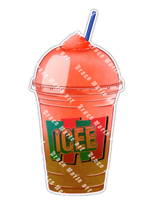 Icee Mix Cherry and Coke Sticker